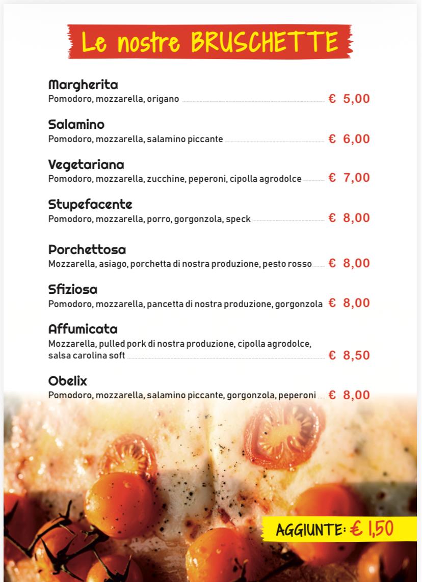 Bruschetteria asporto a Thiene